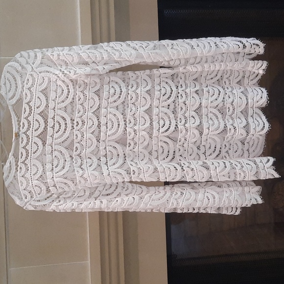 PQ Swim scalloped lace coverup - Picture 4 of 5